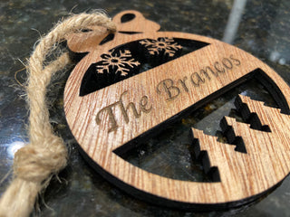 SNOW & TREE ORNAMENTS